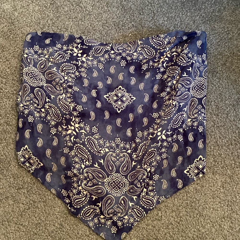 Tube top with elastic and back tie